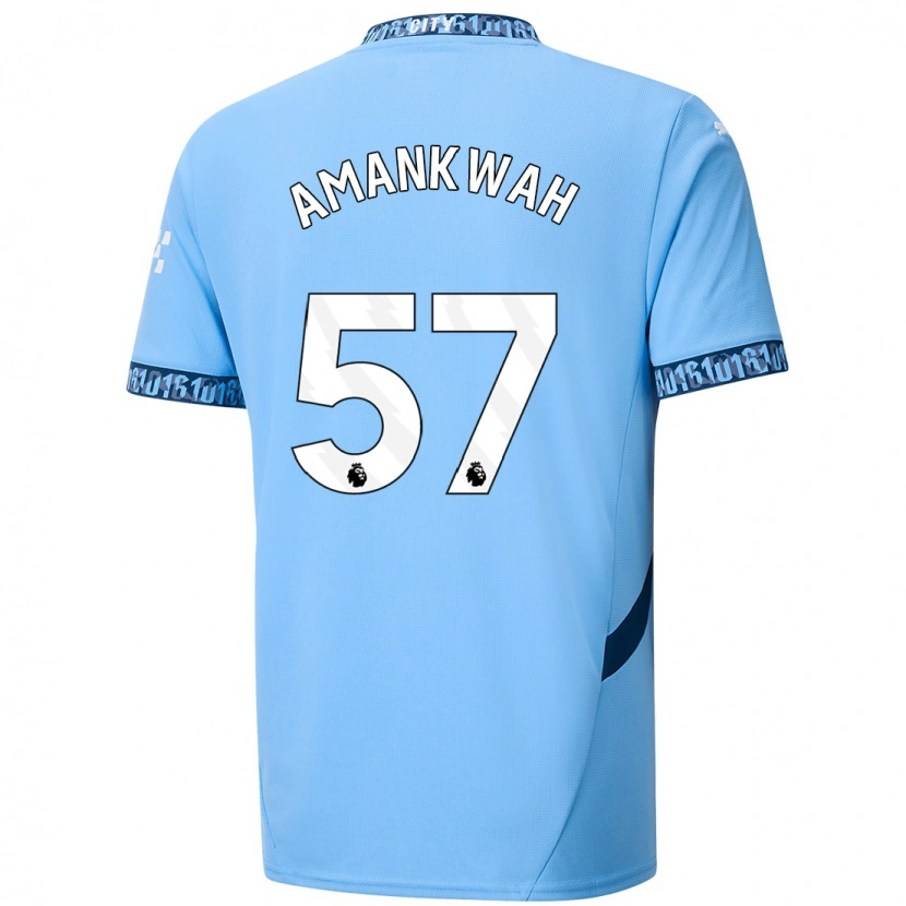 Danxen Barn Yeboah Amankwah #57 Marinblå Hemmatröja Matchtröjor 2024/25 Tröjor T-Tröja