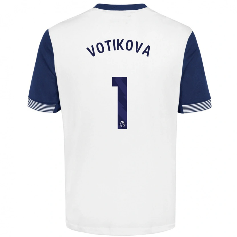Danxen Barn Barbora Votíková #1 Vit Blå Hemmatröja Matchtröjor 2024/25 Tröjor T-Tröja