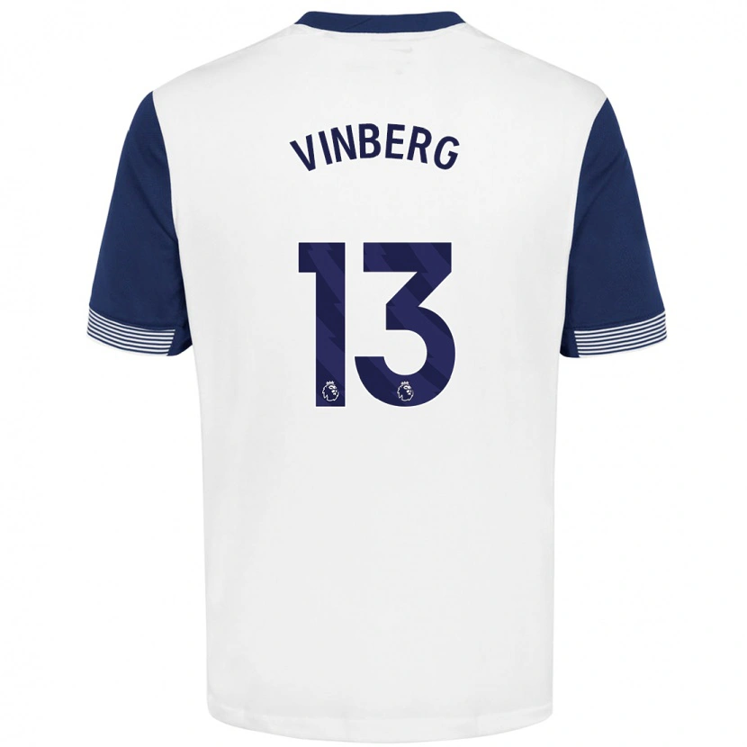 Danxen Barn Matilda Vinberg #13 Vit Blå Hemmatröja Matchtröjor 2024/25 Tröjor T-Tröja