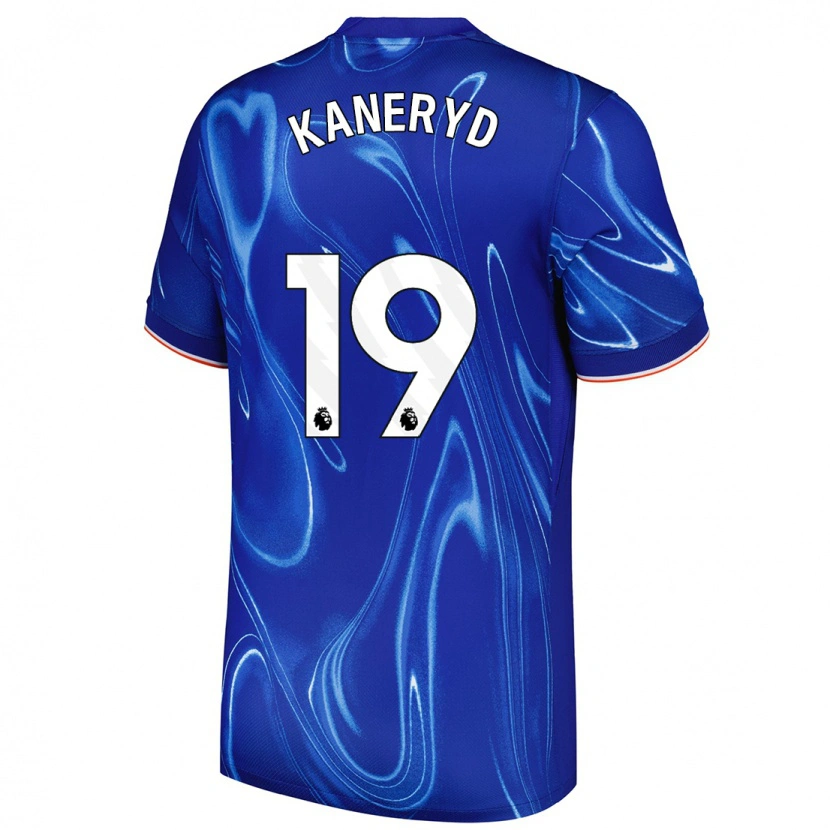 Danxen Barn Johanna Rytting Kaneryd #19 Blå Vit Hemmatröja Matchtröjor 2024/25 Tröjor T-Tröja
