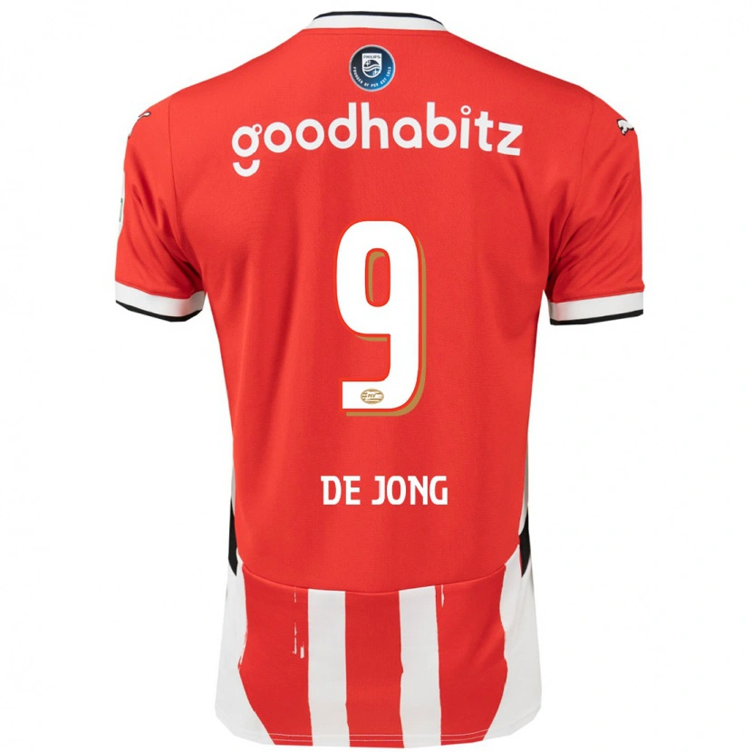 Danxen Barn Luuk De Jong #9 Röd Vit Hemmatröja Matchtröjor 2024/25 Tröjor T-Tröja