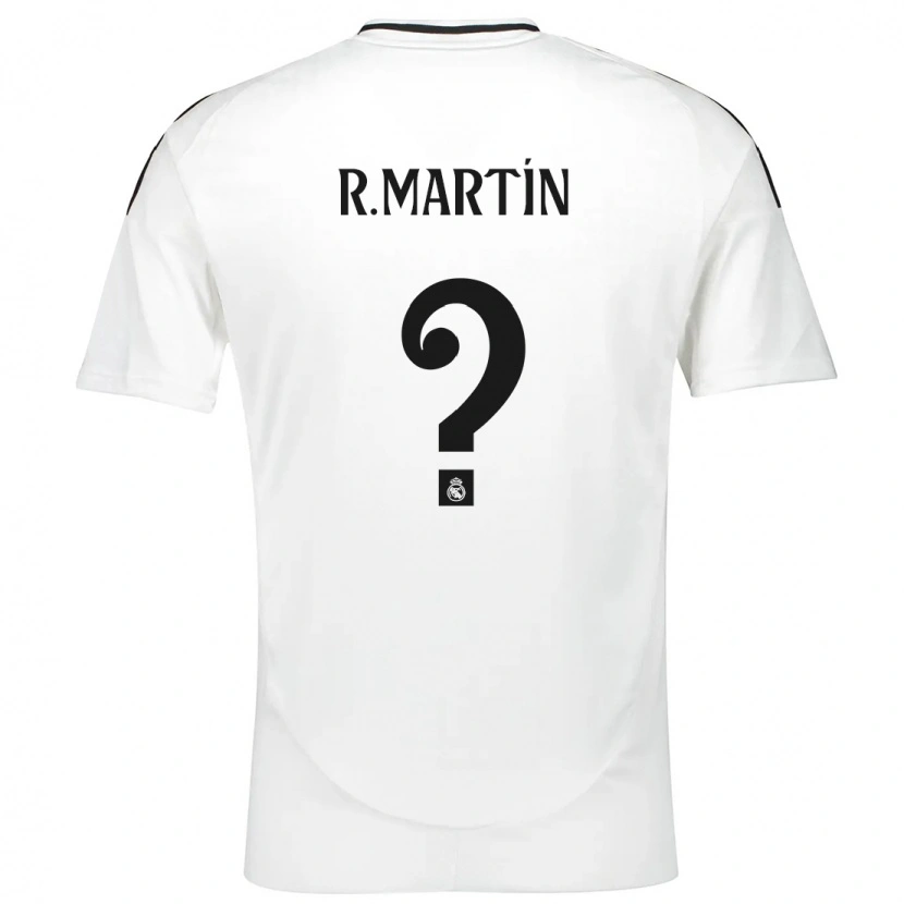 Danxen Barn Roberto Martín #0 Vit Hemmatröja Matchtröjor 2024/25 Tröjor T-Tröja