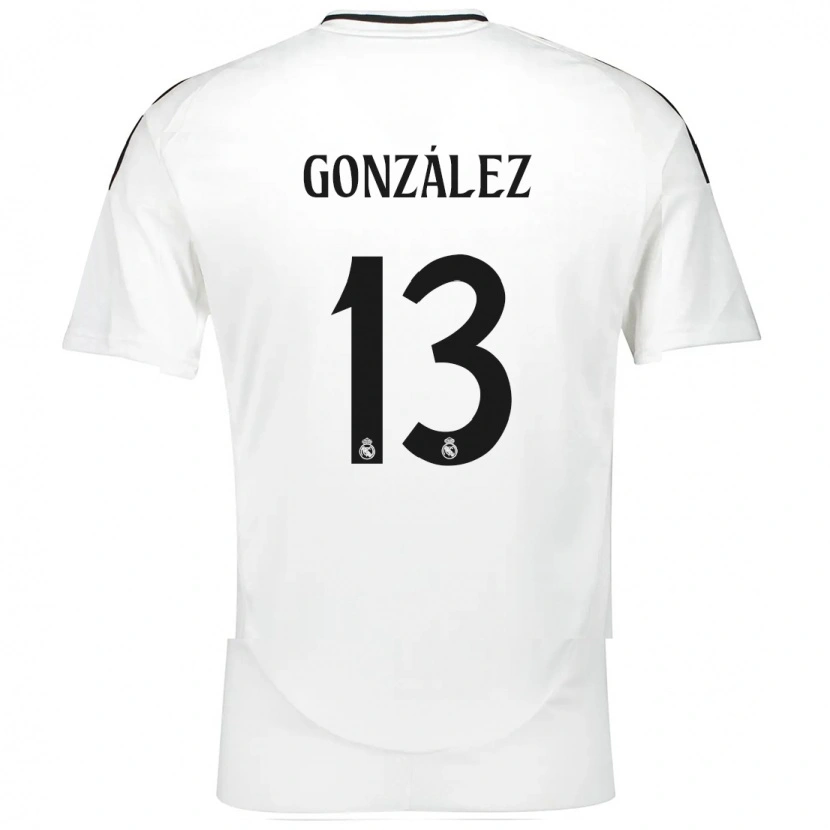 Danxen Barn Fran González #13 Vit Hemmatröja Matchtröjor 2024/25 Tröjor T-Tröja