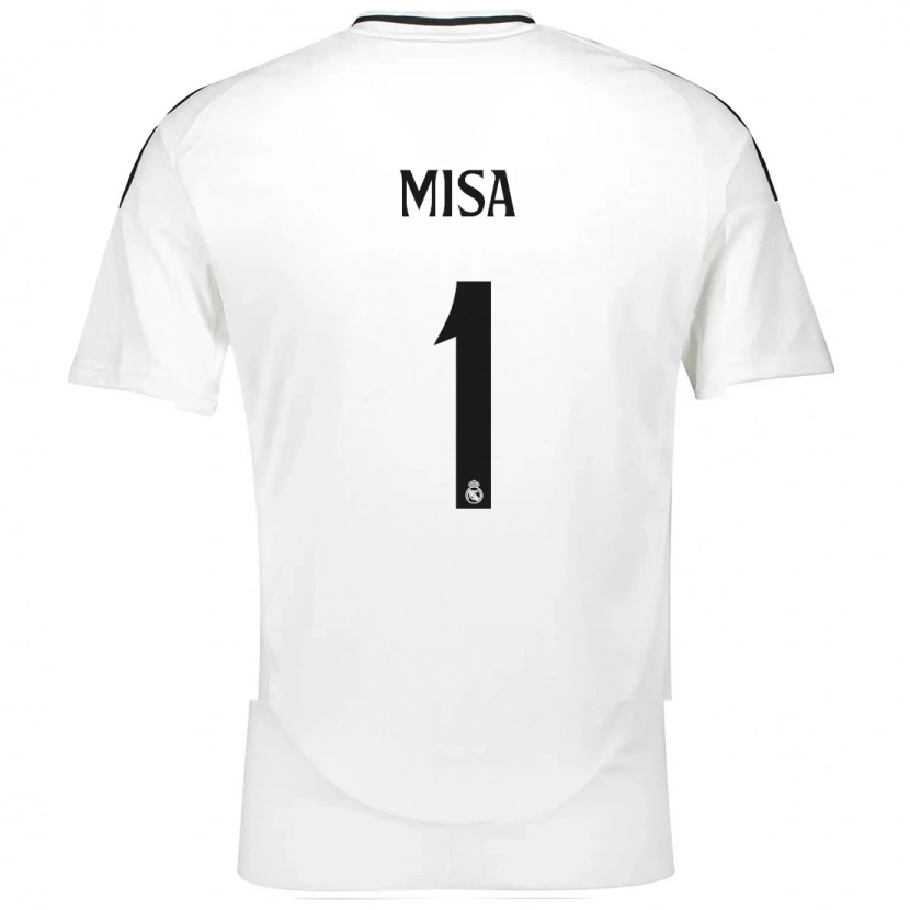 Danxen Barn Misa Rodríguez #1 Vit Hemmatröja Matchtröjor 2024/25 Tröjor T-Tröja