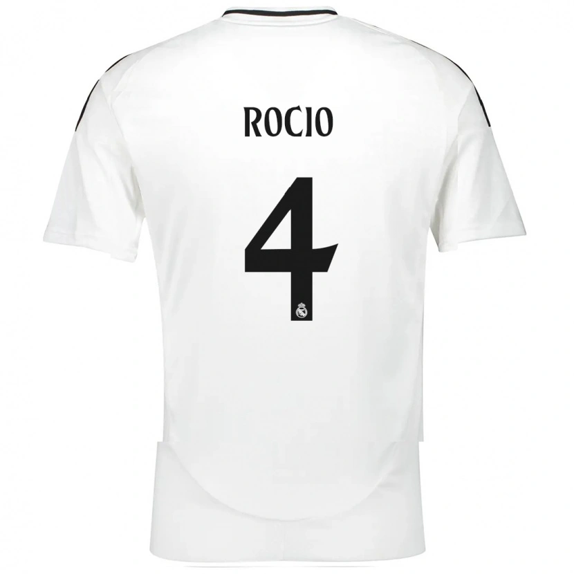 Danxen Barn Rocío Gálvez #4 Vit Hemmatröja Matchtröjor 2024/25 Tröjor T-Tröja