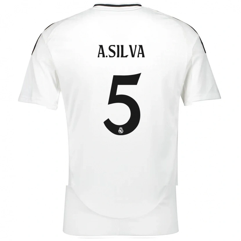 Danxen Barn Antonia Silva #5 Vit Hemmatröja Matchtröjor 2024/25 Tröjor T-Tröja