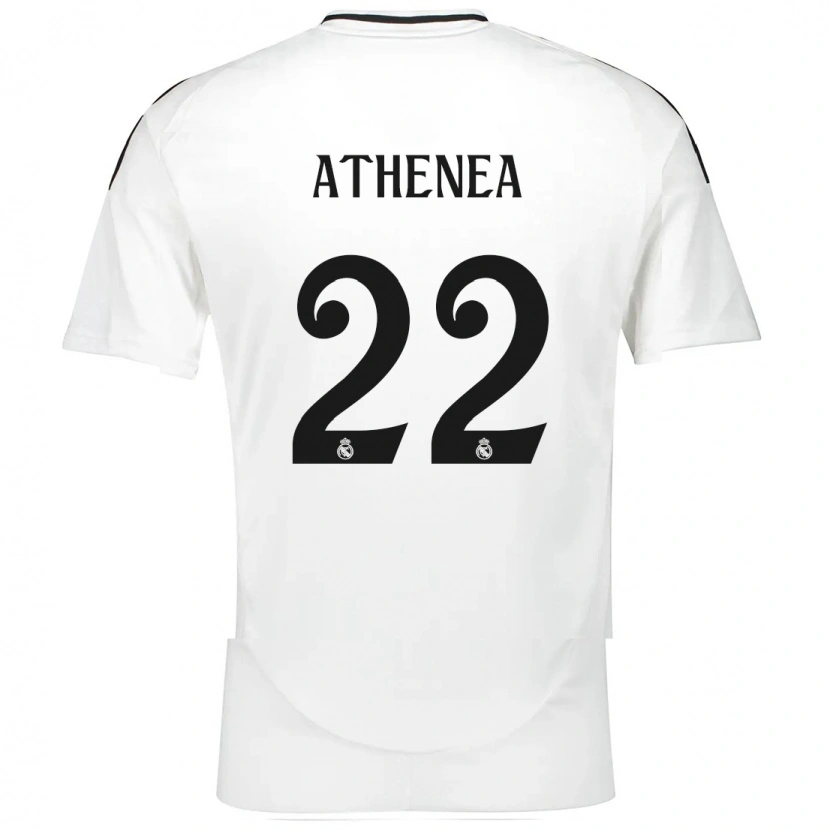 Danxen Barn Athenea Del Castillo #22 Vit Hemmatröja Matchtröjor 2024/25 Tröjor T-Tröja
