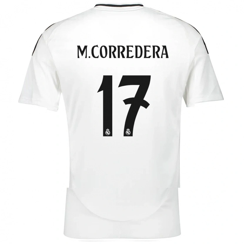 Danxen Barn Marta Corredera #17 Vit Hemmatröja Matchtröjor 2024/25 Tröjor T-Tröja