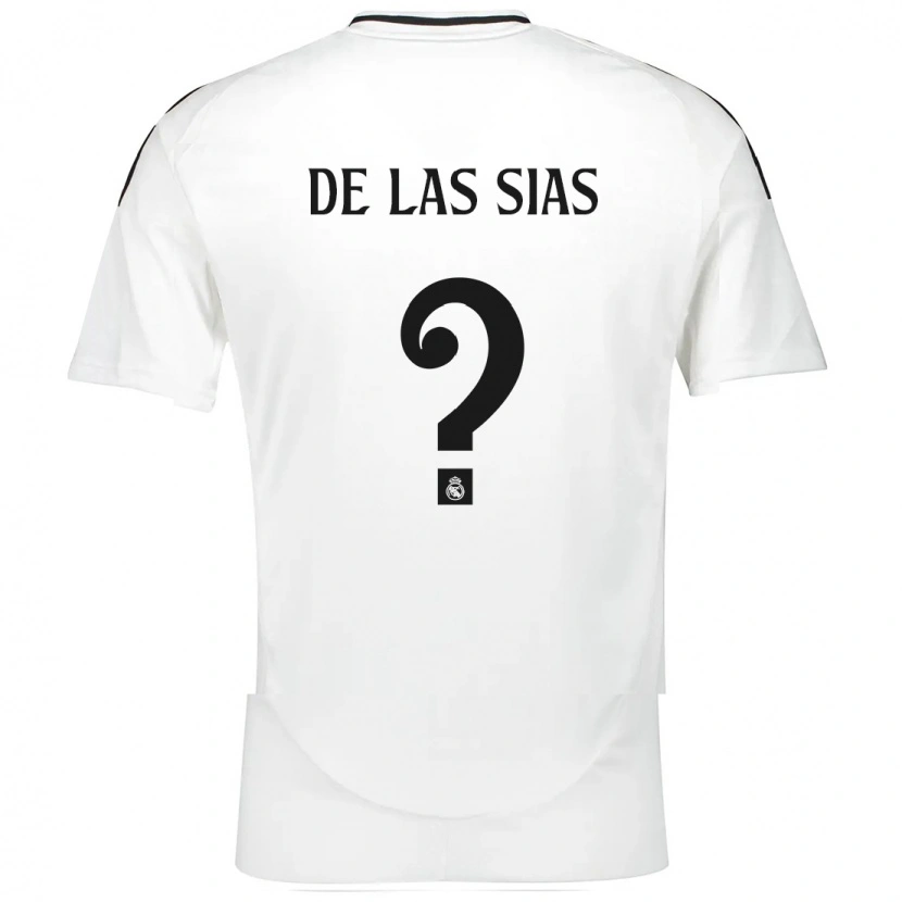 Danxen Barn Marcos De Las Sias #0 Vit Hemmatröja Matchtröjor 2024/25 Tröjor T-Tröja