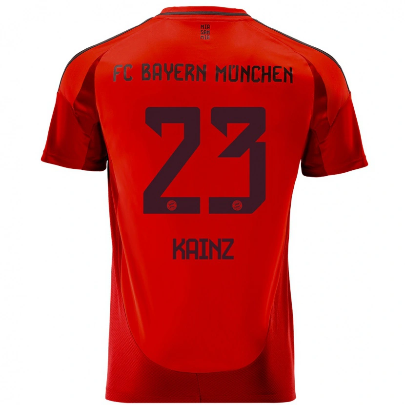Danxen Barn Manuel Kainz #23 Röd Hemmatröja Matchtröjor 2024/25 Tröjor T-Tröja