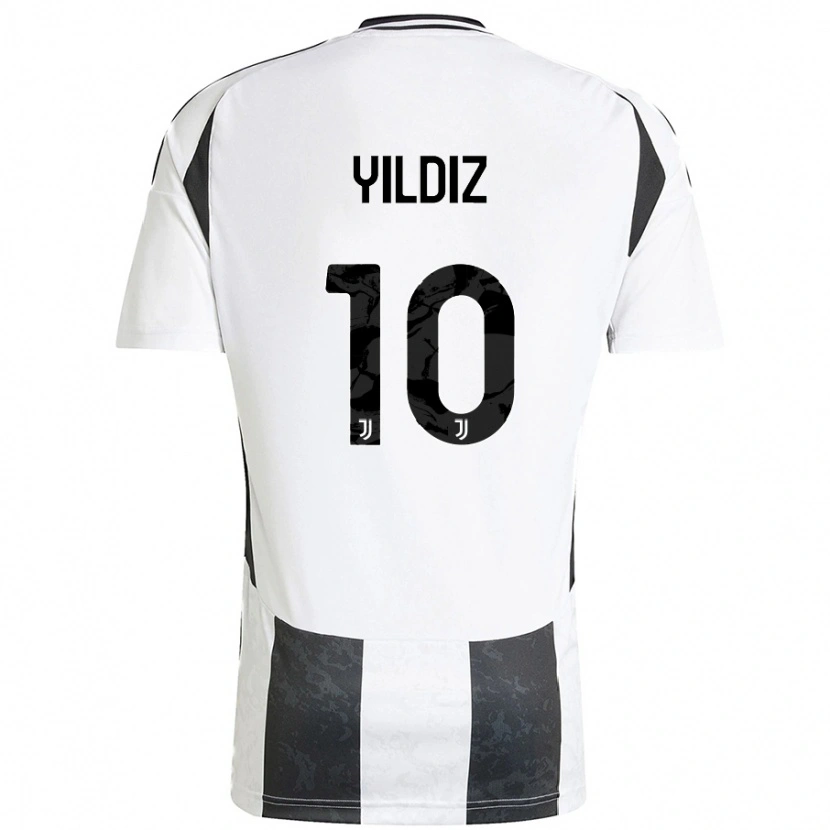 Danxen Barn Kenan Yıldız #10 Vit Svart Hemmatröja Matchtröjor 2024/25 Tröjor T-Tröja