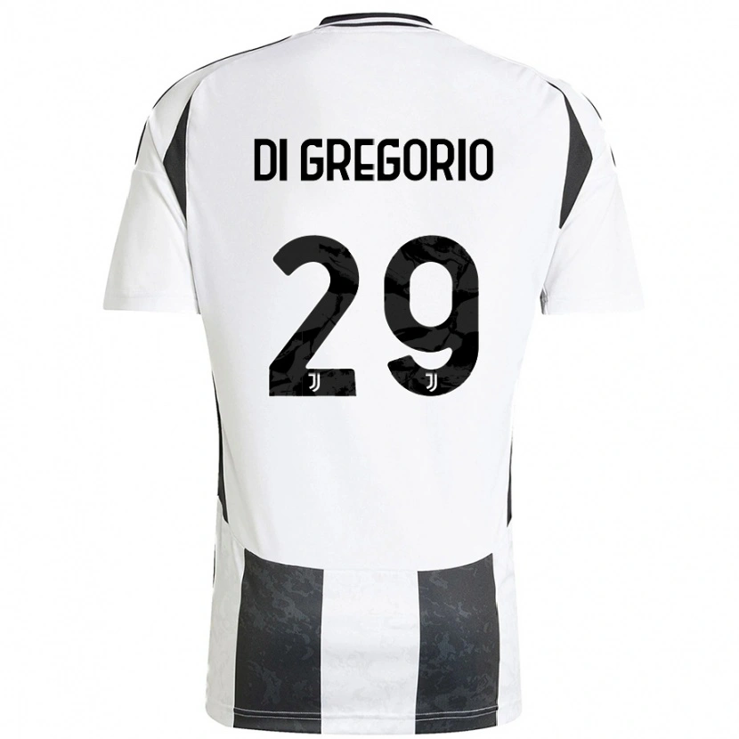 Danxen Barn Michele Di Gregorio #29 Vit Svart Hemmatröja Matchtröjor 2024/25 Tröjor T-Tröja