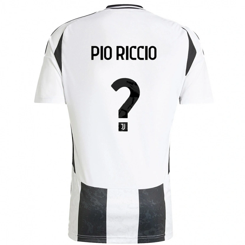 Danxen Barn Alessandro Pio Riccio #0 Vit Svart Hemmatröja Matchtröjor 2024/25 Tröjor T-Tröja