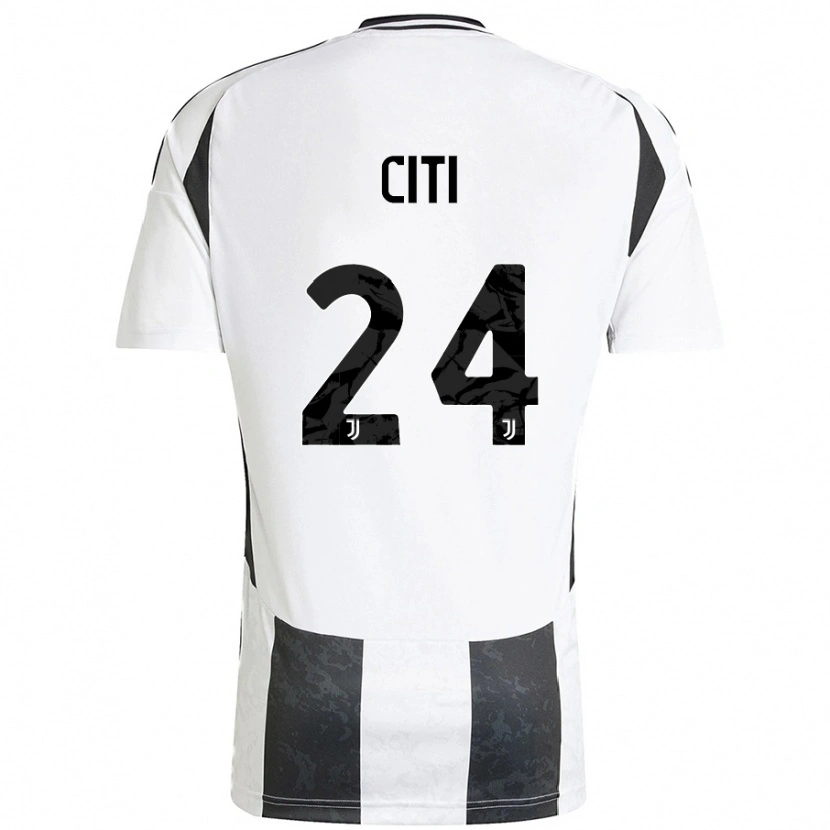 Danxen Barn Alessandro Citi #24 Vit Svart Hemmatröja Matchtröjor 2024/25 Tröjor T-Tröja