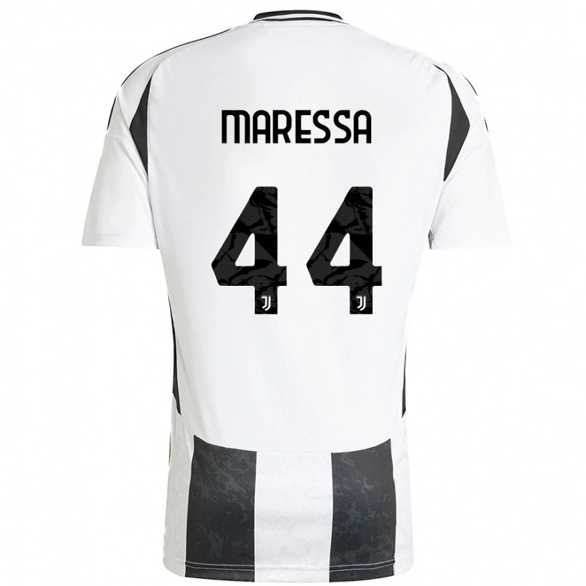 Danxen Barn Tommaso Maressa #44 Vit Svart Hemmatröja Matchtröjor 2024/25 Tröjor T-Tröja