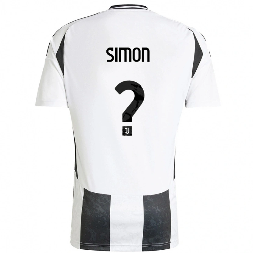 Danxen Barn Bénédicte Simon #0 Vit Svart Hemmatröja Matchtröjor 2024/25 Tröjor T-Tröja