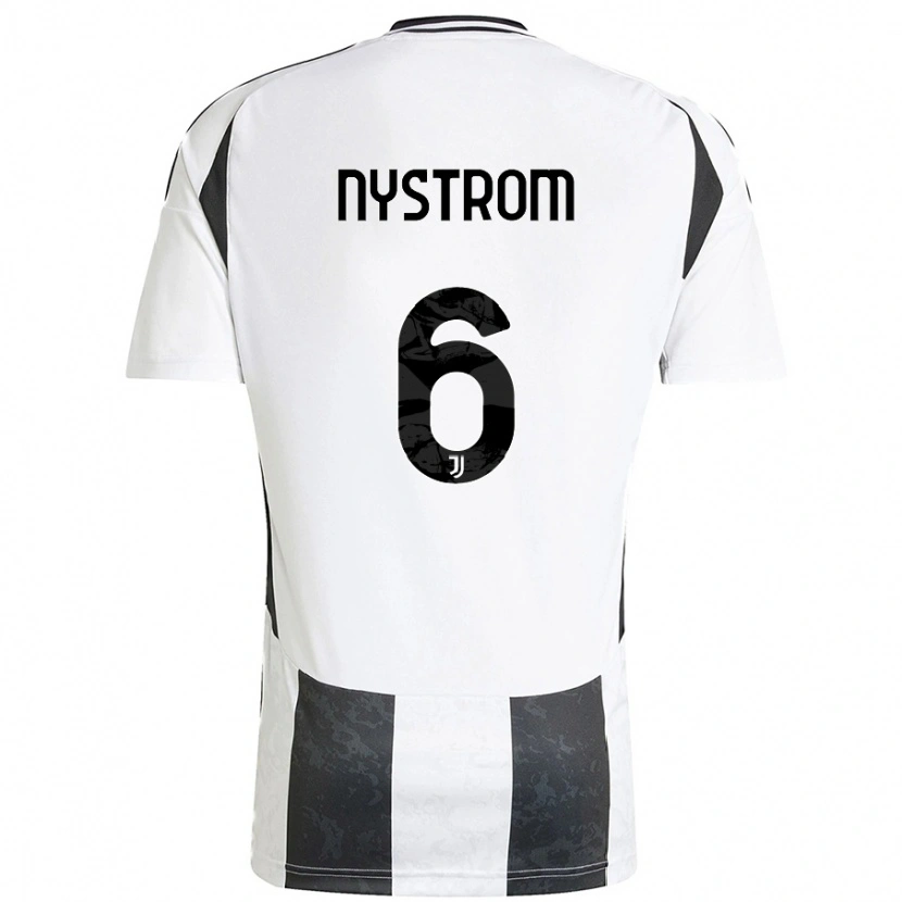 Danxen Barn Paulina Nyström #6 Vit Svart Hemmatröja Matchtröjor 2024/25 Tröjor T-Tröja