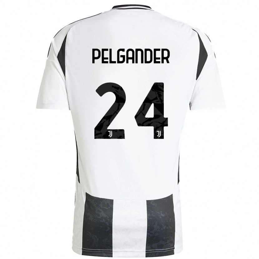 Danxen Barn Elsa Pelgander #24 Vit Svart Hemmatröja Matchtröjor 2024/25 Tröjor T-Tröja