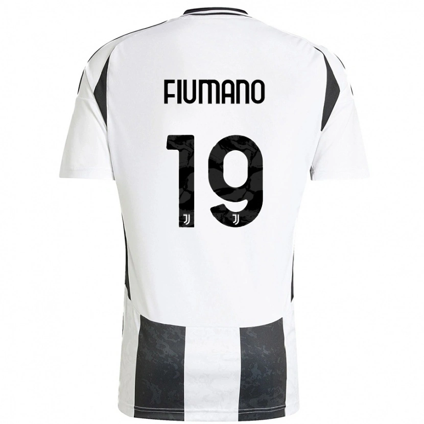 Danxen Barn Filippo Fiumano #19 Vit Svart Hemmatröja Matchtröjor 2024/25 Tröjor T-Tröja
