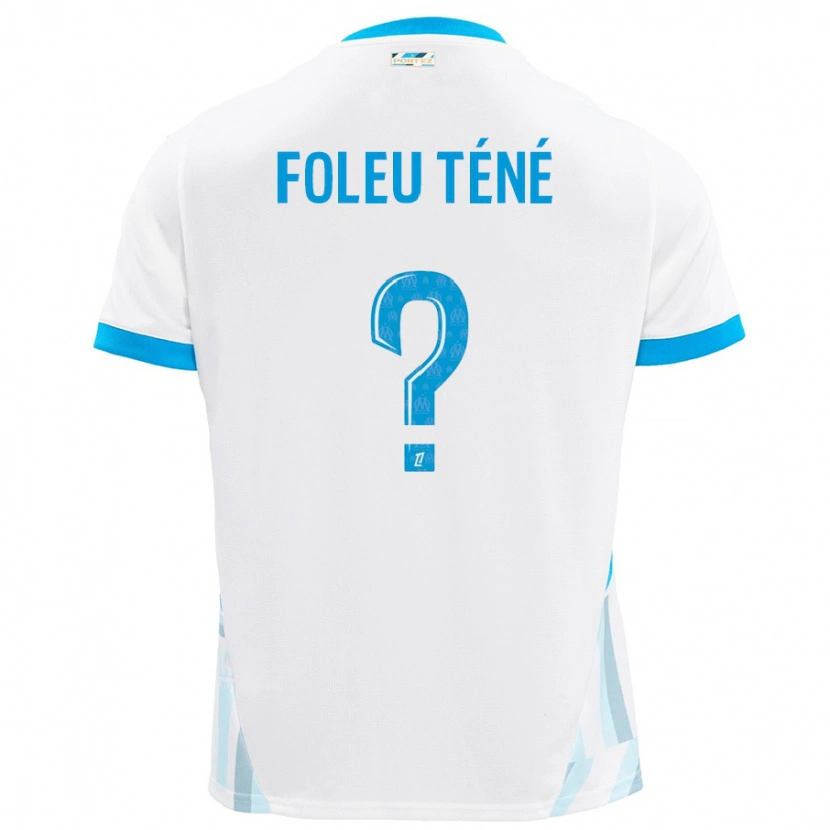 Danxen Barn Krys Foleu Téné #0 Vit Himmelsblå Hemmatröja Matchtröjor 2024/25 Tröjor T-Tröja