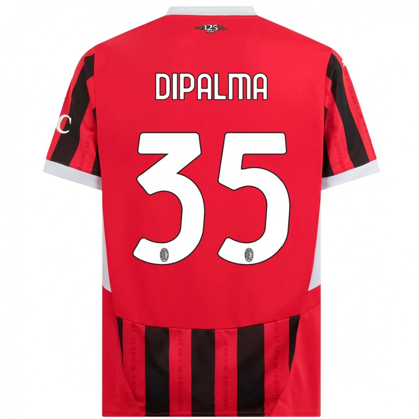 Danxen Barn Matteo Dipalma #35 Röd Svart Hemmatröja Matchtröjor 2024/25 Tröjor T-Tröja