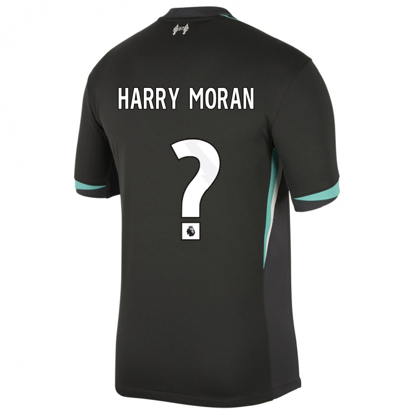 Danxen Barn Harry Moran #0 Svart Antracit Vit Bortatröja Matchtröjor 2024/25 Tröjor T-Tröja