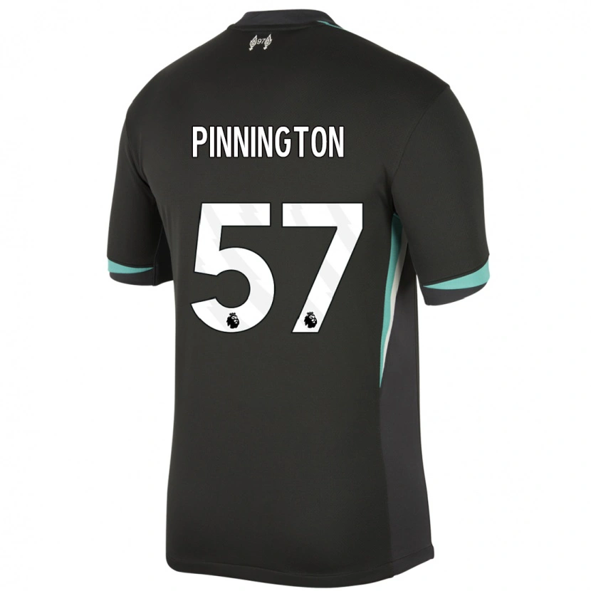 Danxen Barn Carter Pinnington #57 Svart Antracit Vit Bortatröja Matchtröjor 2024/25 Tröjor T-Tröja