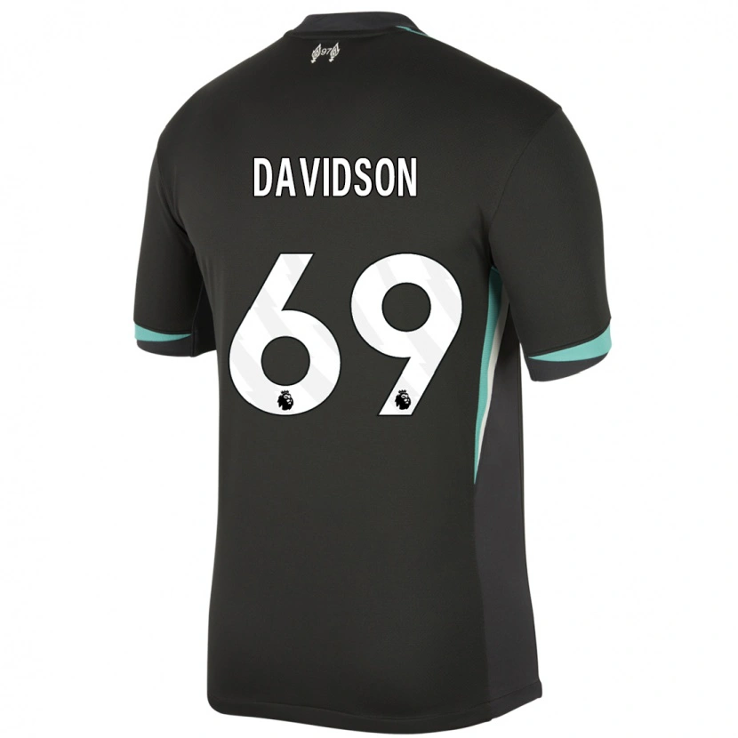 Danxen Barn Josh Davidson #69 Svart Antracit Vit Bortatröja Matchtröjor 2024/25 Tröjor T-Tröja