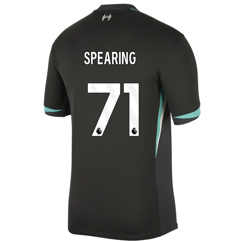 Danxen Barn Jay Spearing #71 Svart Antracit Vit Bortatröja Matchtröjor 2024/25 Tröjor T-Tröja