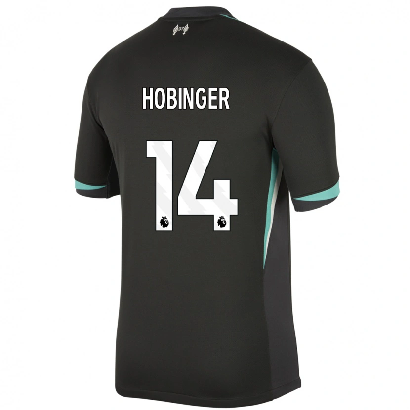 Danxen Barn Marie Höbinger #14 Svart Antracit Vit Bortatröja Matchtröjor 2024/25 Tröjor T-Tröja