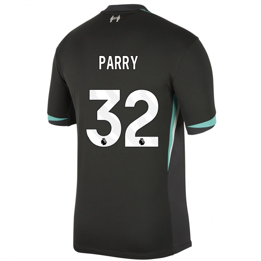 Danxen Barn Lucy Parry #32 Svart Antracit Vit Bortatröja Matchtröjor 2024/25 Tröjor T-Tröja
