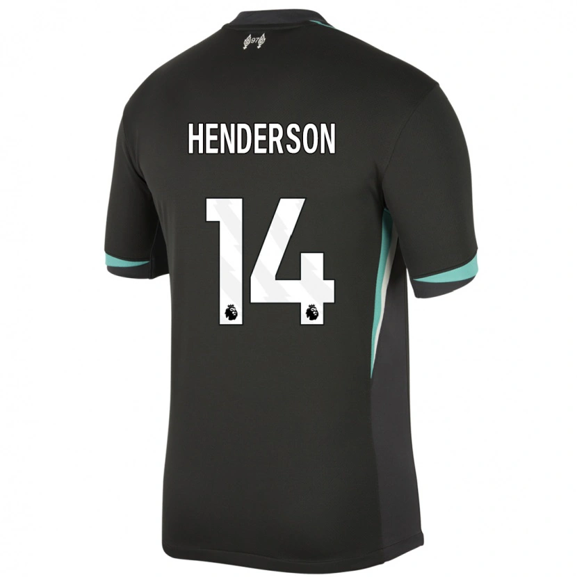 Danxen Barn Henderson #14 Svart Antracit Vit Bortatröja Matchtröjor 2024/25 Tröjor T-Tröja