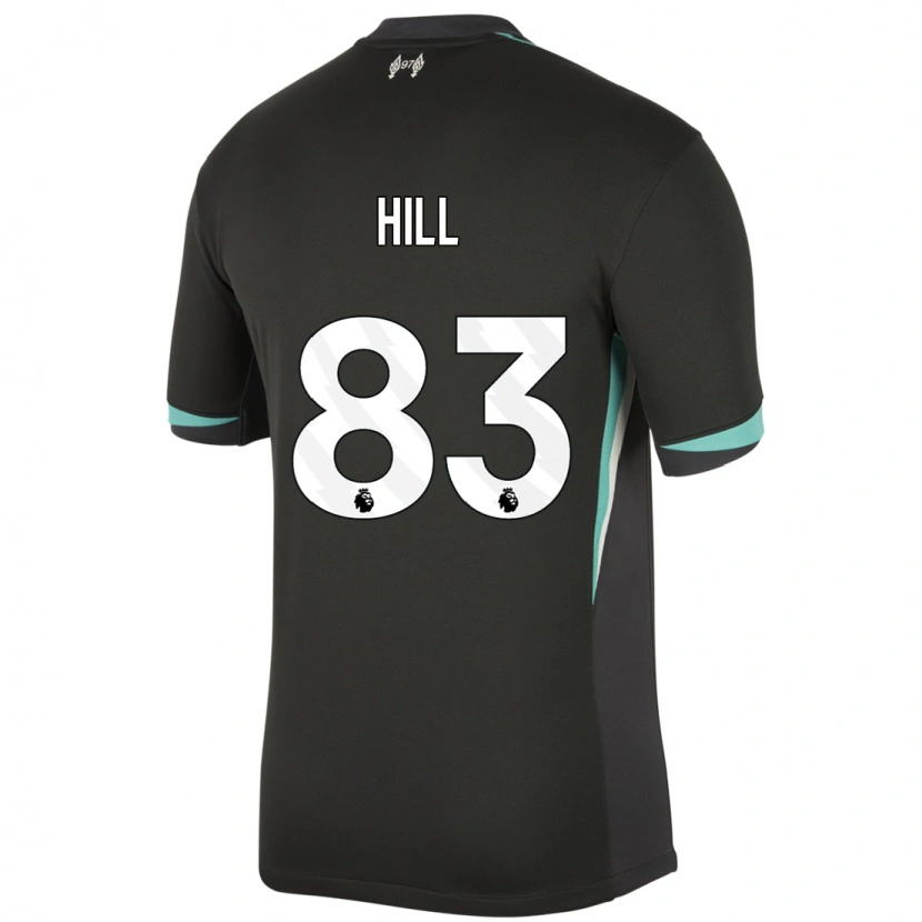 Danxen Barn Thomas Hill #83 Svart Antracit Vit Bortatröja Matchtröjor 2024/25 Tröjor T-Tröja