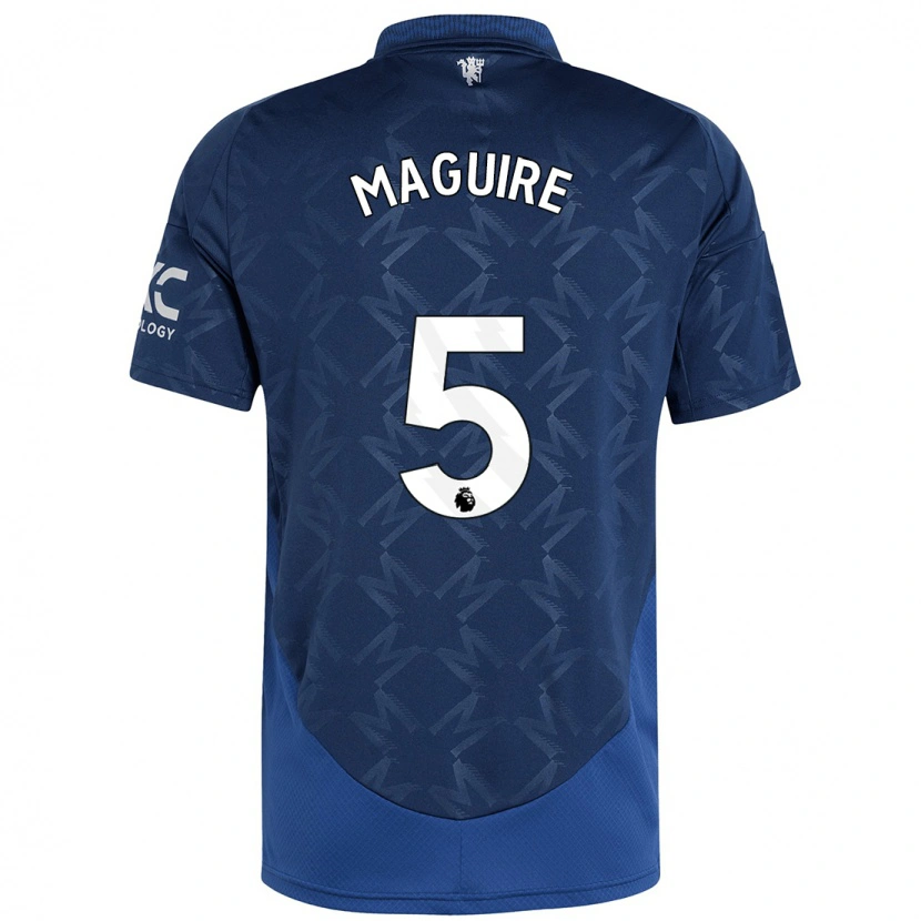 Danxen Barn Harry Maguire #5 Indigo Bortatröja Matchtröjor 2024/25 Tröjor T-Tröja