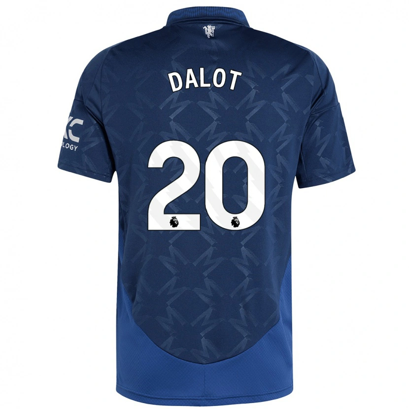 Danxen Barn Diogo Dalot #20 Indigo Bortatröja Matchtröjor 2024/25 Tröjor T-Tröja