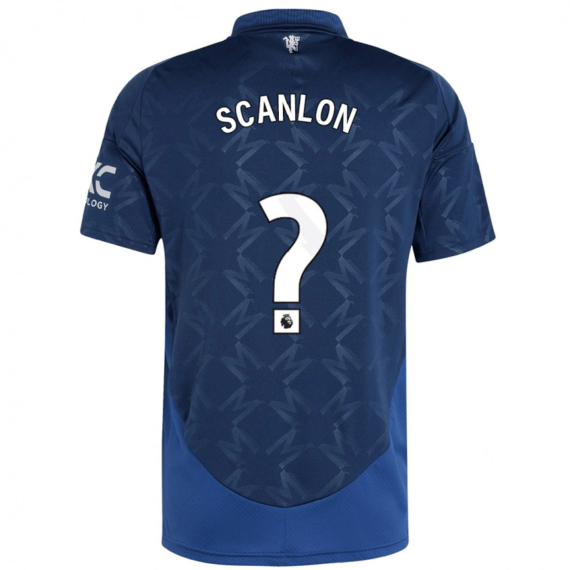Danxen Barn Luca Scanlon #0 Indigo Bortatröja Matchtröjor 2024/25 Tröjor T-Tröja