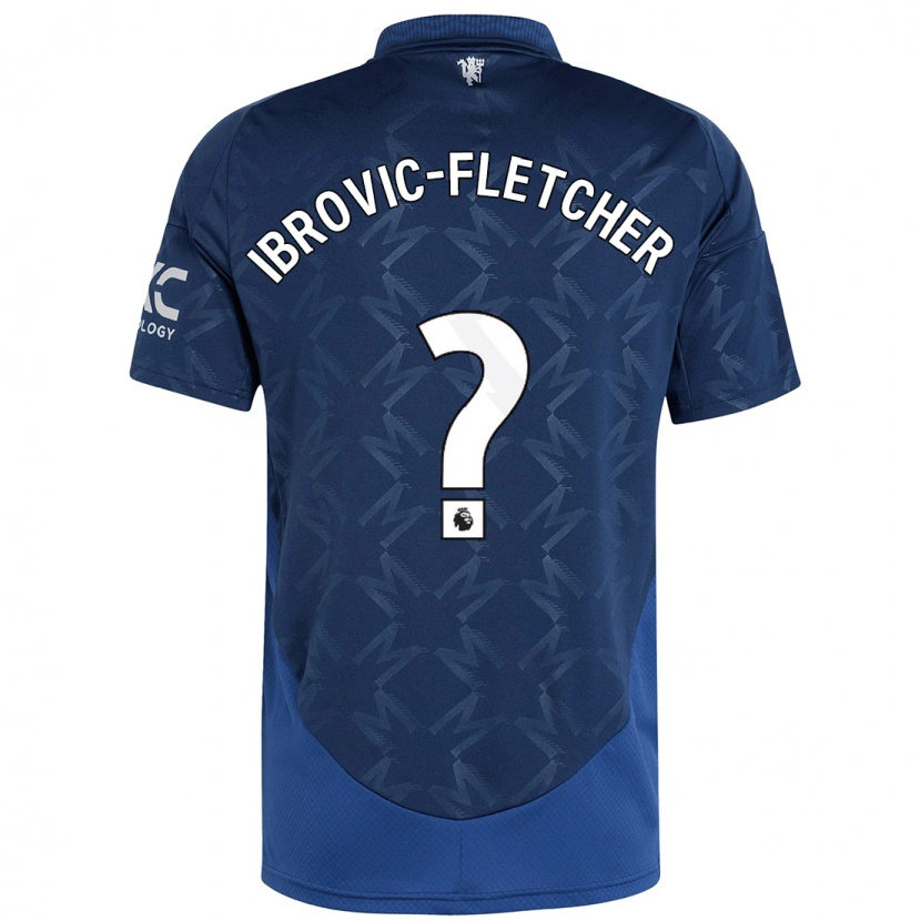 Danxen Barn Edward Ibrovic-Fletcher #0 Indigo Bortatröja Matchtröjor 2024/25 Tröjor T-Tröja