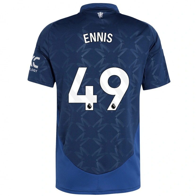 Danxen Barn Ethan Ennis #49 Indigo Bortatröja Matchtröjor 2024/25 Tröjor T-Tröja