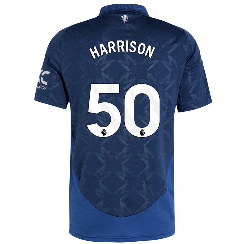 Danxen Barn Elyh Harrison #50 Indigo Bortatröja Matchtröjor 2024/25 Tröjor T-Tröja
