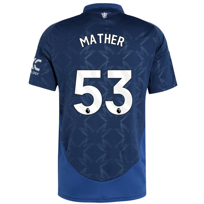 Danxen Barn Sam Mather #53 Indigo Bortatröja Matchtröjor 2024/25 Tröjor T-Tröja