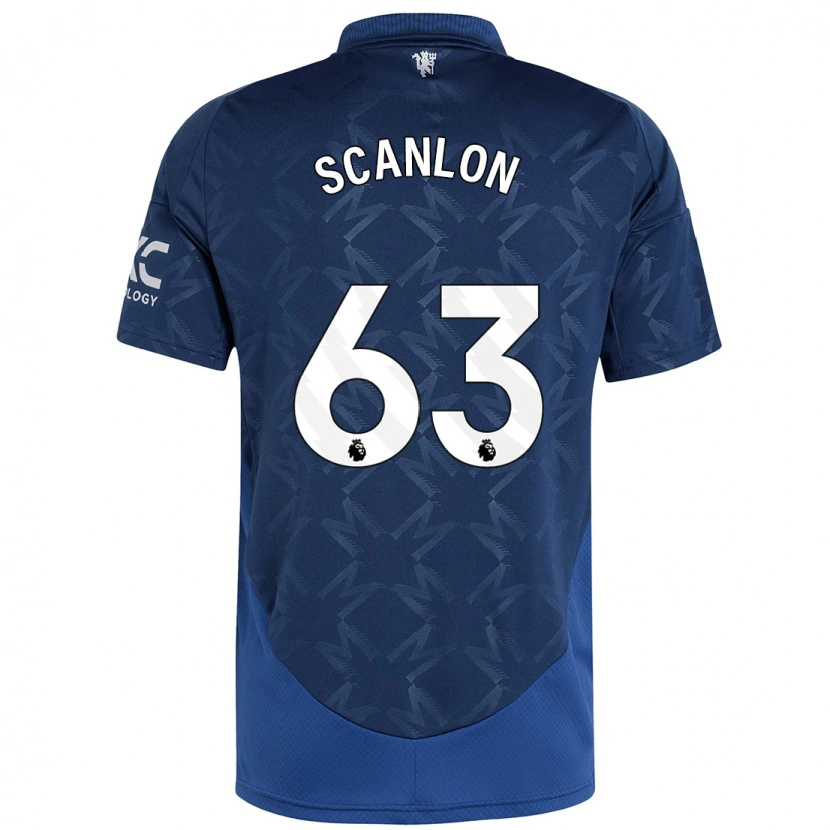 Danxen Barn James Scanlon #63 Indigo Bortatröja Matchtröjor 2024/25 Tröjor T-Tröja