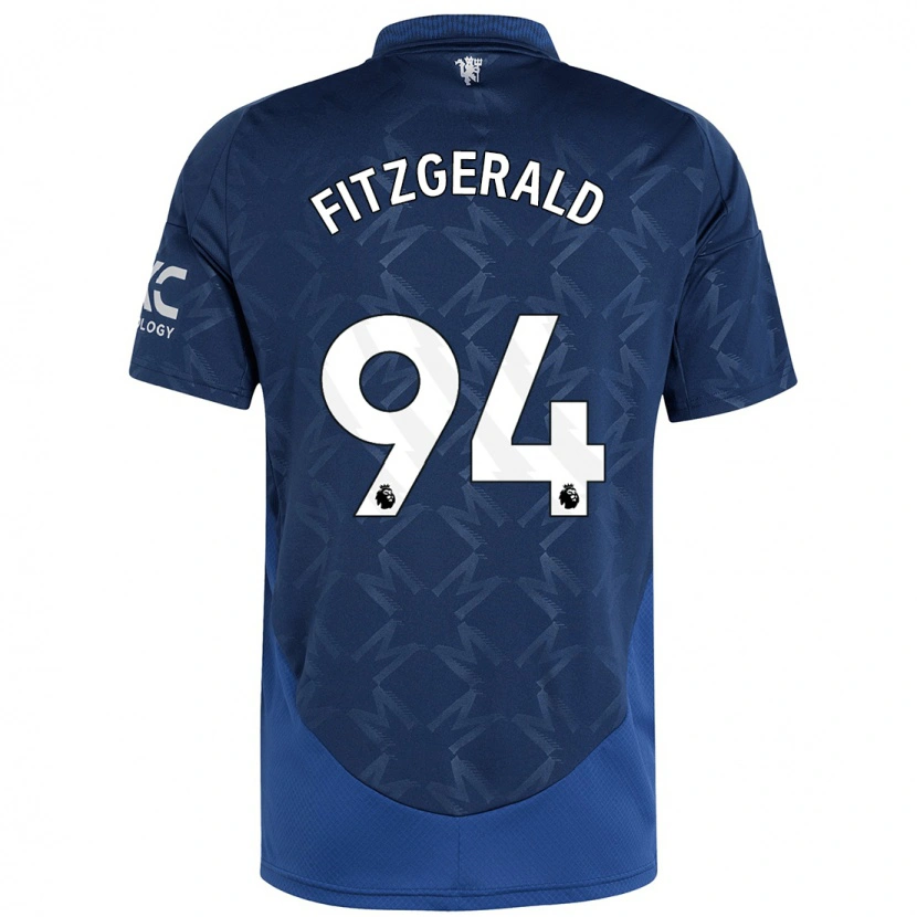 Danxen Barn Jayce Fitzgerald #94 Indigo Bortatröja Matchtröjor 2024/25 Tröjor T-Tröja