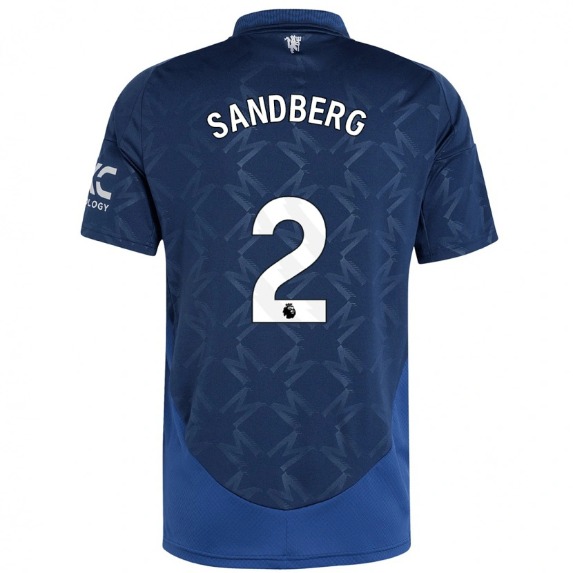 Danxen Barn Anna Sandberg #2 Indigo Bortatröja Matchtröjor 2024/25 Tröjor T-Tröja
