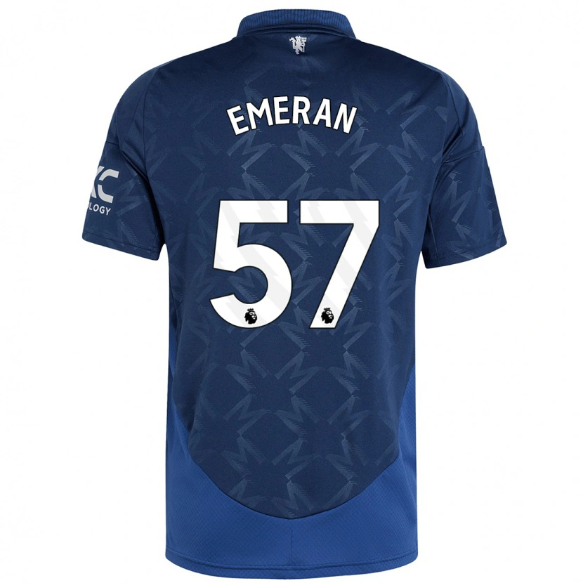 Danxen Barn Noam Emeran #57 Indigo Bortatröja Matchtröjor 2024/25 Tröjor T-Tröja