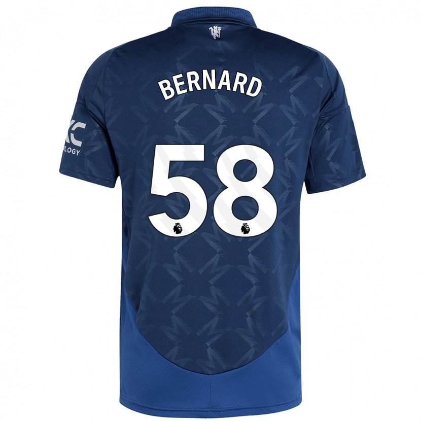 Danxen Barn Bernard #58 Indigo Bortatröja Matchtröjor 2024/25 Tröjor T-Tröja
