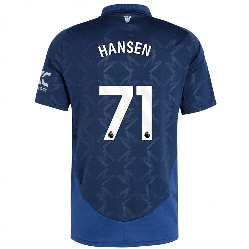 Danxen Barn Isak Hansen-Aaroen #71 Indigo Bortatröja Matchtröjor 2024/25 Tröjor T-Tröja