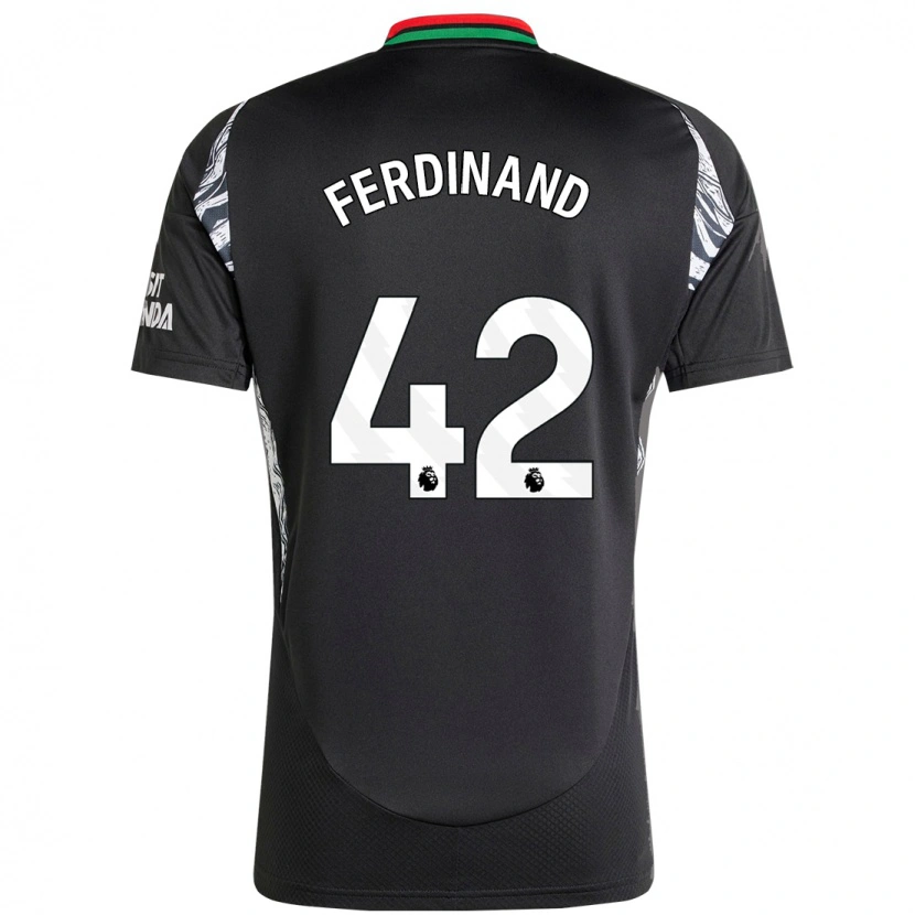 Danxen Barn Seb Ferdinand #42 Svart Bortatröja Matchtröjor 2024/25 Tröjor T-Tröja