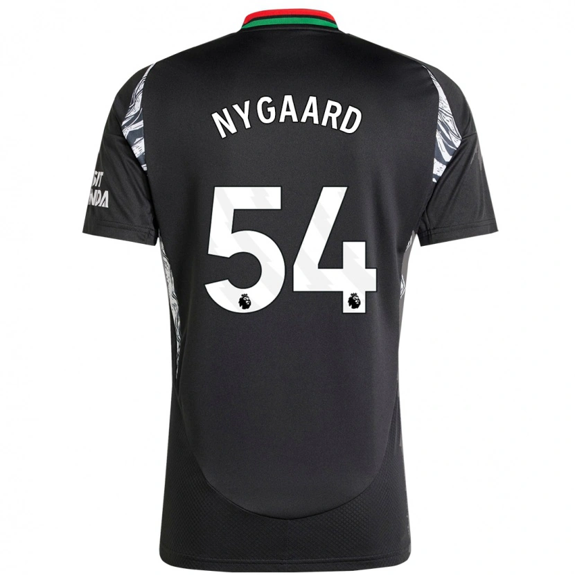 Danxen Barn Lucas Nygaard #54 Svart Bortatröja Matchtröjor 2024/25 Tröjor T-Tröja