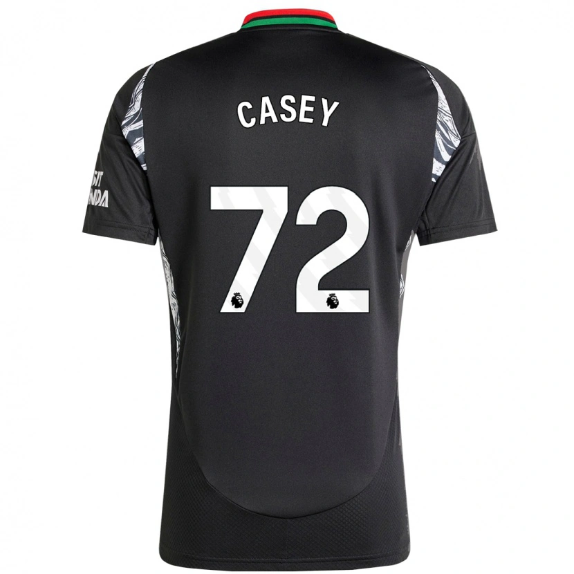 Danxen Barn Dan Casey #72 Svart Bortatröja Matchtröjor 2024/25 Tröjor T-Tröja