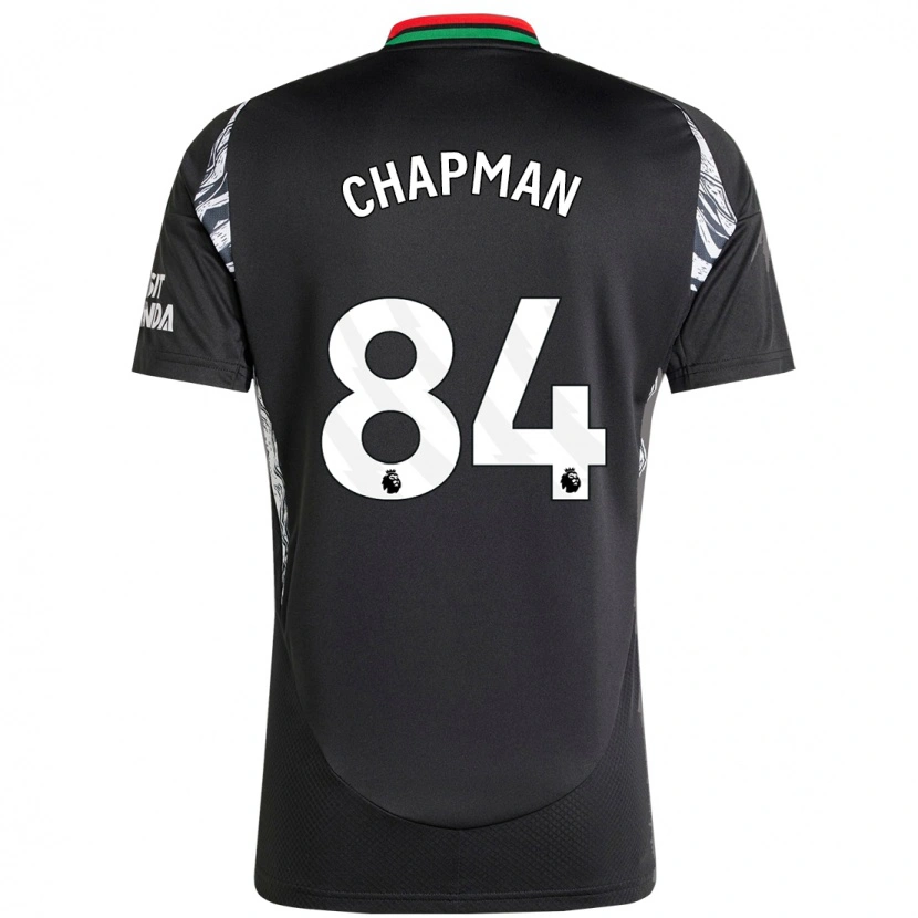 Danxen Barn Samuel Chapman #84 Svart Bortatröja Matchtröjor 2024/25 Tröjor T-Tröja
